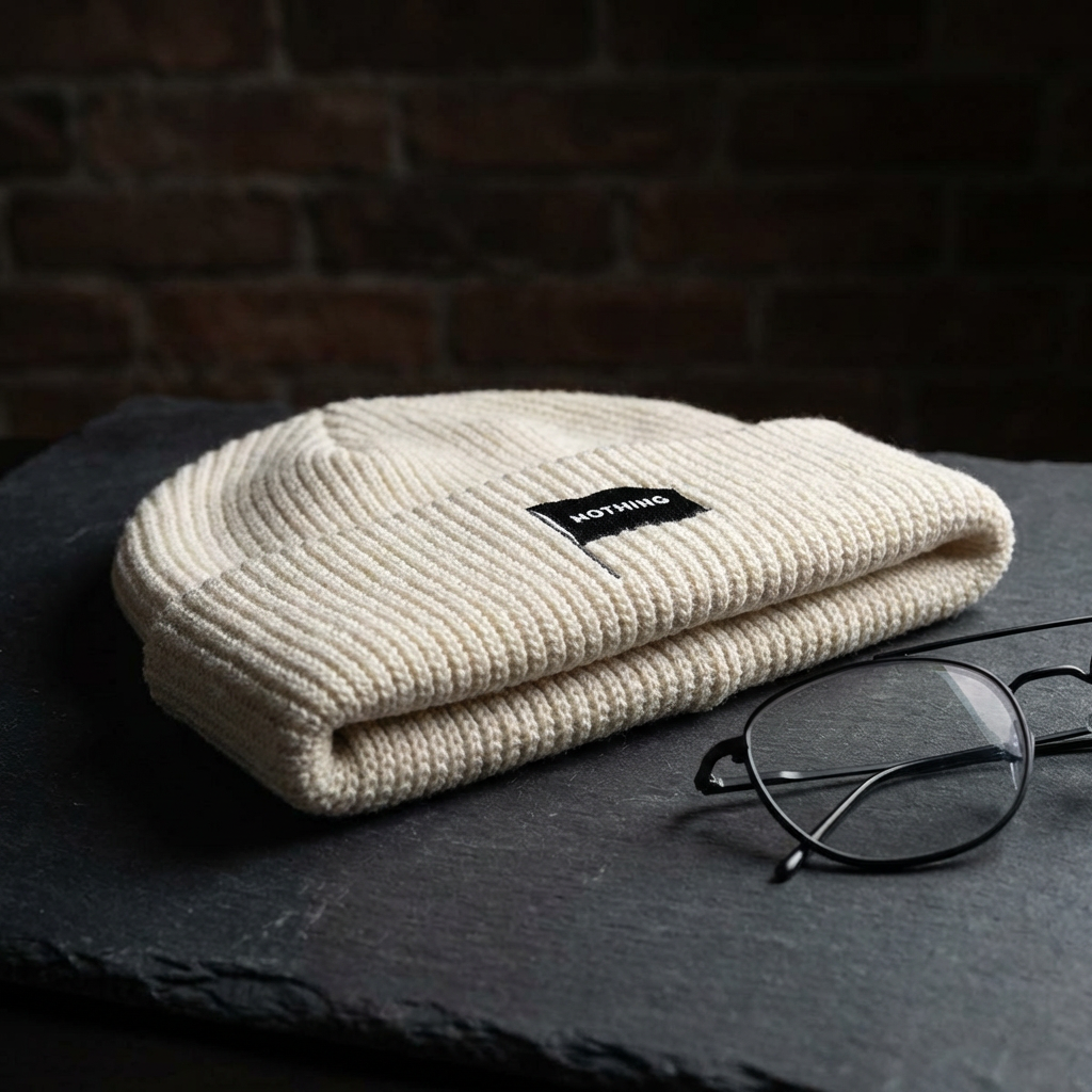 The Flag Beanie (Ecru)
