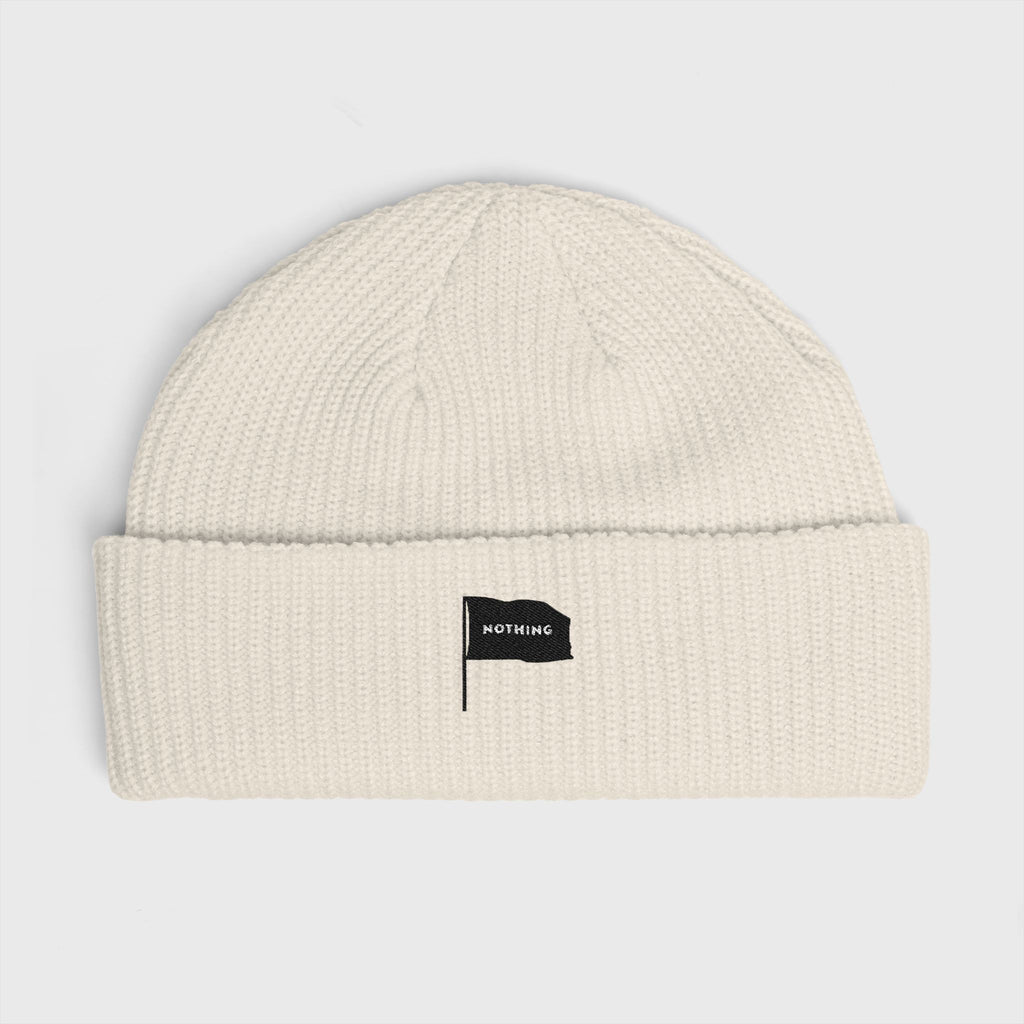 The Flag Beanie (Ecru)