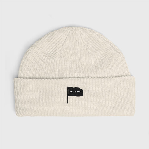 The Flag Beanie (Ecru)